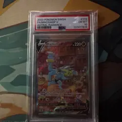 Pokemon TCG Machamp v #172 Astral Radiance PSA 10 Full Art - Image 1