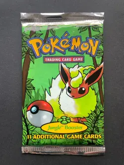 Pokemon Jungle Booster Pack Flareon 1999 21.20g HEAVY Sealed - Image 1
