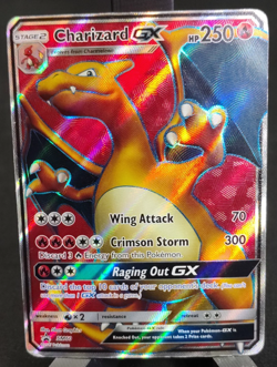 Pokemon TCG Charizard GX SM60-SM Promos Black Star Promo Holo Full Art - Image 1