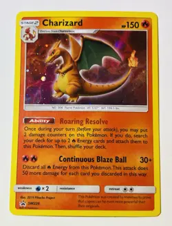 Pokemon Charizard SM226 Promo Holo Roaring Resolve 150 HP Continuous Blaze Ball - Image 1
