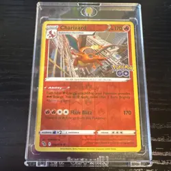 Pokemon Charizard 010/078 GO Stage 2 170 HP Holo Reverse Flare Blitz Ability - Image 1