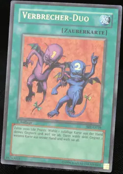Yu-Gi-Oh! Verbrecher-Duo SRL-G039 1.Edition Ultra Rare [GD-EX] | DE 2002 - Image 3