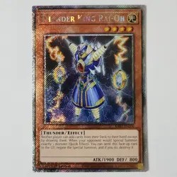 Thunder King Rai-Oh - RA03-EN206 - NM - Platinum Secret Rare - 1st ed - Yugioh - Image 1