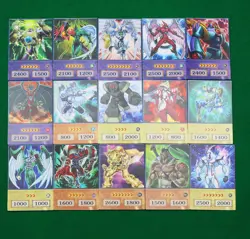 YUGIOH! 100Pcs Blue Eyes Dark Magician Exodia Obelisk RA Slifer Anime Style Card - Image 3