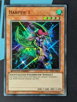Harpyie 1 STP1-DE014 Super Rare Deutsch NM Yugioh - Image 1