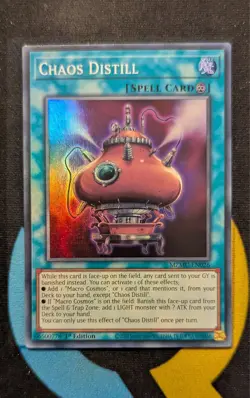 MZMU-EN026 Chaos Distill x3 Super Rare 1st Edition YuGiOh Playset - Image 2
