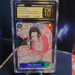 CGC PRISTINE 10 English One Piece Boa Hancock ST17-004 Illustration Box Vol. 1 - Image 1