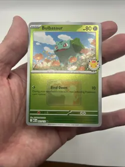 001/132 Bulbasaur 2026 Pokemon Day League Stamped Promo Card Mega TCG Play - Image 4