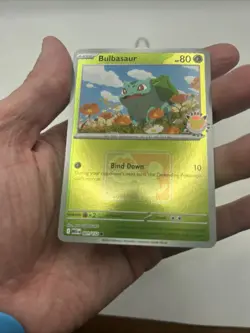 001/132 Bulbasaur 2026 Pokemon Day League Stamped Promo Card Mega TCG Play - Image 5