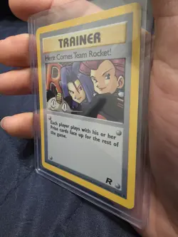 Pokemon TCG Here Comes Team Rocket! Holo Rare Card 2000 Rocket Set 15/82 LP - Image 2