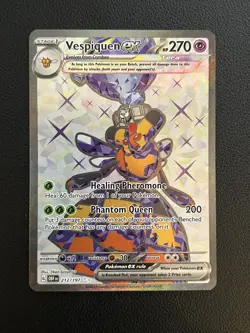 Pokemon Vespiquen EX 212/197 Scarlet Violet Obsidian Flames Ultra Rare Card - Image 1