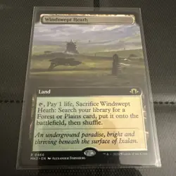 MTG English Windswept Heath (Extended Art) NM Normal Modern Horizons 3 - Image 1