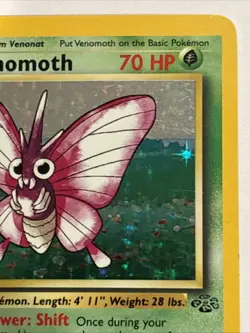 Venomoth 13/64 Jungle Holo Pokemon TCG MP Vintage Awesome Card 🔥 - Image 3