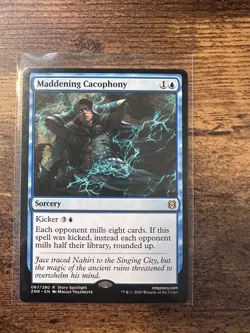 Maddening Cacophony Zendikar Rising Regular NM MTG - Image 1