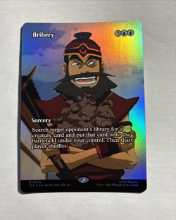 Bribery (Borderless) - Avatar: The Last Airbender Foil MTG Plus Bonus Rare!!! - Image 1