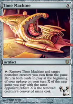 MTG - Time Machine - Unhinged - NM, English Magic FLAT RATE SHIP - Image 1