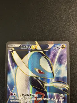 2013 Pokemon Plasma Freeze Latios EX Full Art 113/116 Light Play LP - SEE PHOTOS - Image 4