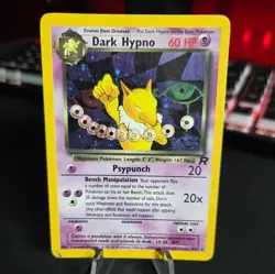 Pokemon Dark Hypno 9/82 Holo Team Rocket Unlimited MP -SEE PICS Read Description - Image 1