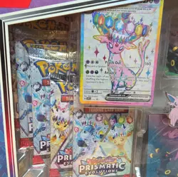 Pokemon TCG: Scarlet & Violet 8.5 Prismatic Evolutions Premium Figure Coll. NEW - Image 4