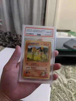 1999 Pokemon Japanese Gym 2 Blaine's Charmander #4 PSA 10 Vintage - Image 1