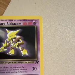 Pokemon TCG Dark Alakazam Team Rocket Set Non holo-Rare 18/82 LP - Image 4