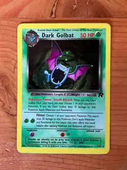 Pokemon TCG Team Rocket Holo Dark Golbat 7/82 - Image 1