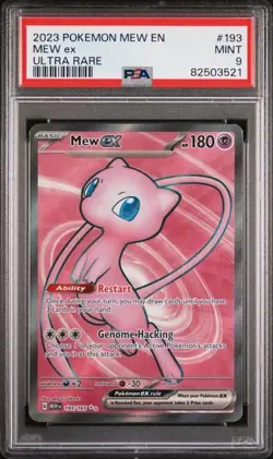 2023 POKEMON MEW EN-151 #193 MEW ex ULTRA RARE PSA 9 - Image 1