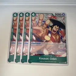 OP14-026 Kouzuki Oden x4 English Set One Piece - Image 1