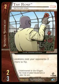 The Rose 2004 Marvel vs System Spider-Man TCG Card (NM) - Image 1