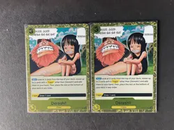 Dereshi! One Piece TCG OP09-117 Rare Event card QTY 2 - PWE - Image 1