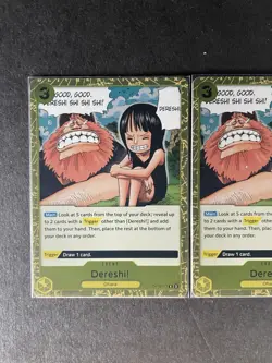 Dereshi! One Piece TCG OP09-117 Rare Event card QTY 2 - PWE - Image 3