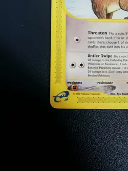 Pokemon Card Stantler 102/144 Skyridge Common WOTC - Image 4