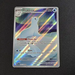 Pokemon TCG Dewgong 097/094 Me02: Phantasmal Flames Illustration Rare Holo Card - Image 1