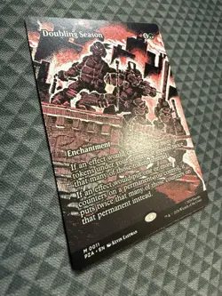 MTG Doubling Season #0011 Borderless Mythic TMNT Source Material (PZA) - Image 2