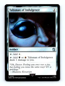 #252 2023 Doctor Who / Talisman of Indulgence Uncommon - Image 1