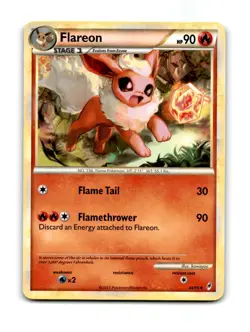Flareon 44/95 Uncommon Call of Legends Pokemon Near Mint - Image 1