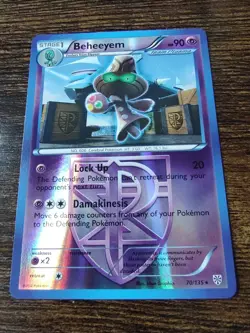 Team Plasma's Beheeyem 70/135 Plasma Storm Pokemon Reverse Holo - Image 1