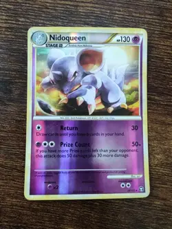 Pokemon Nidoqueen 28/102 HeartGold & Soulsilver HGSS Triumphant Reverse Holo - Image 1