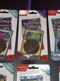 12 Total- Pokemon Scarlet & Violet Stellar Crown/Temporal Forces BLISTER PACK 820650853319 - Image 2