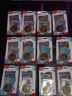 12 Total- Pokemon Scarlet & Violet Stellar Crown/Temporal Forces BLISTER PACK 820650853319 - Image 3