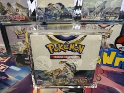 Pokemon SWSH Brilliant Stars Booster Box Factory Sealed - w/ Acrylic Case - Image 2
