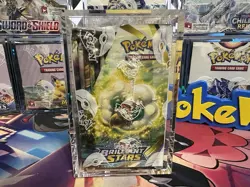 Pokemon SWSH Brilliant Stars Booster Box Factory Sealed - w/ Acrylic Case - Image 3