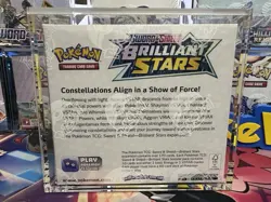 Pokemon SWSH Brilliant Stars Booster Box Factory Sealed - w/ Acrylic Case - Image 4