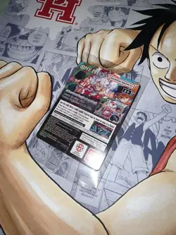 One Piece Monkey.D.Luffy US College Basketball Promo Card WITH POSTER *SEALED* - Image 3