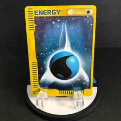 Mcdonald's Water Energy Promo Holo Rare Japanese Pokemon e Card CCG Swirls 2002 - Image 1