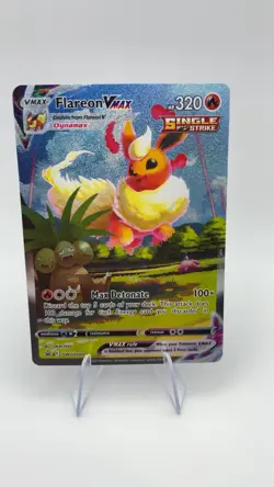 Pokemon TCG Flareon VMAX SWSH180 Sword & Shield Promo Card Mint - Image 1