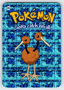 Doduo #84 Pokemon Vending Prism Holo Sticker Card Nintendo Authentic - Nm - Image 1