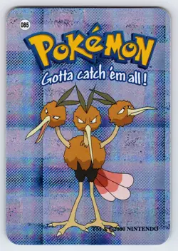 Dodrio #085 Pokemon Vending Prism Holo Sticker Card Nintendo Authentic - Nm - Image 1