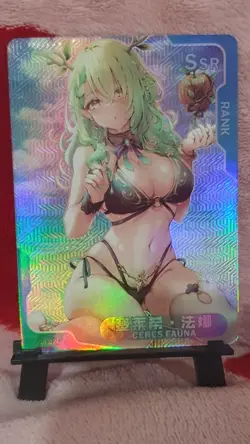 GODDESS STORY SENPAI HAVEN 1 SSR-026 CERES FAUNA HOLOLIVE ANIME WAIFU CARD - Image 1