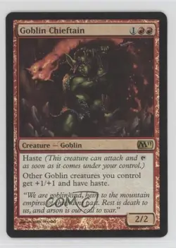 Goblin Chieftain Foil Magic: 2012 Core Set #138 - Image 1